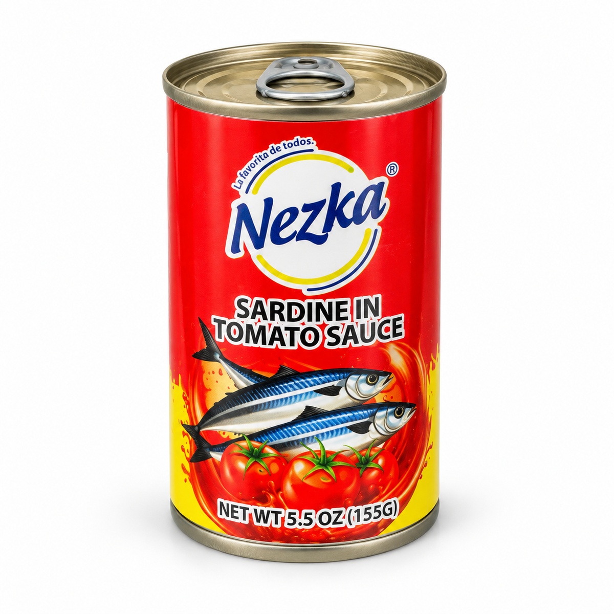 Sardinas en salsa de tomate enlatadas (155g)