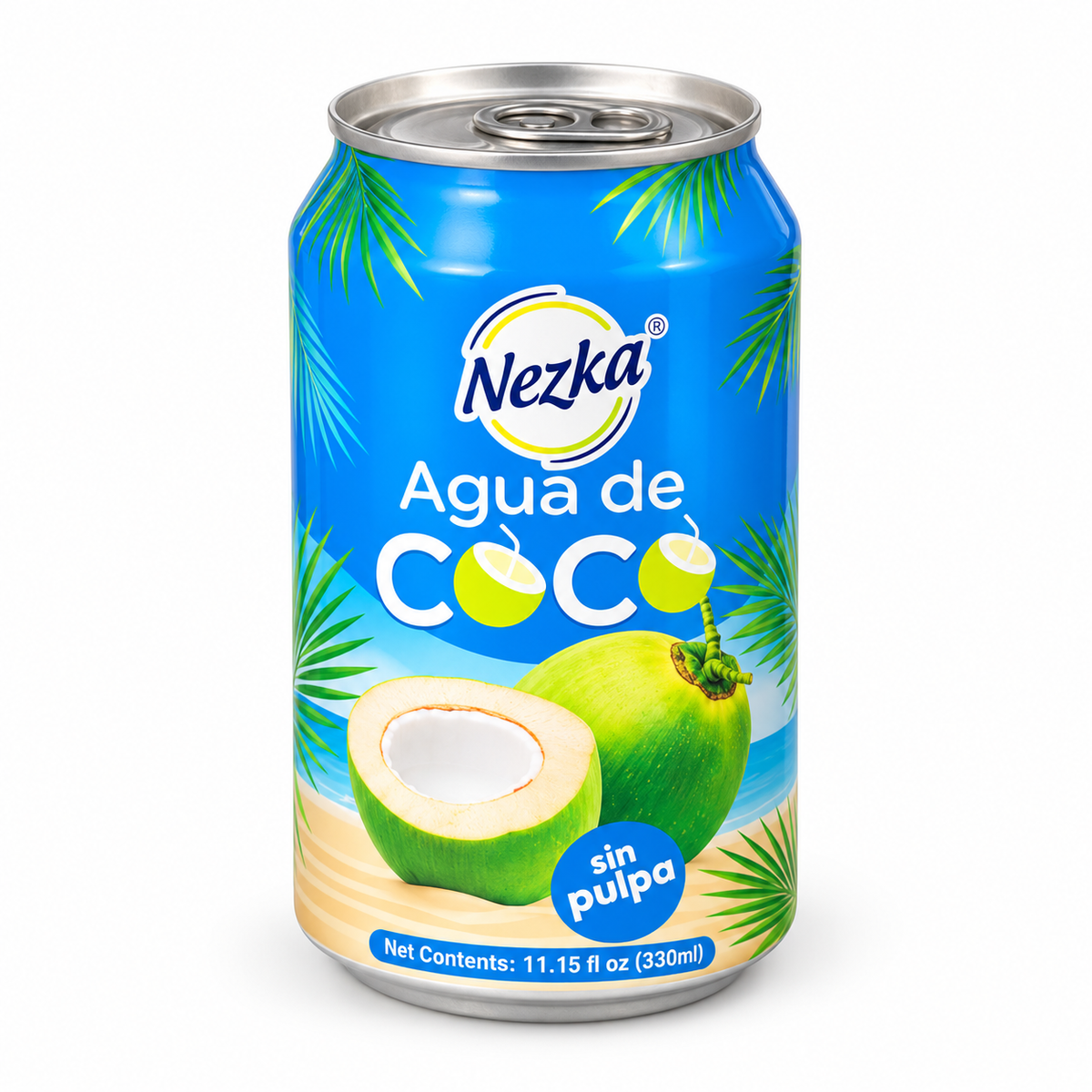 Agua de coco c/sin pulpa (330ml)